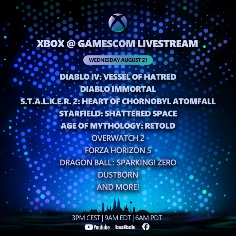 ☢️ Сталкери, побачимося сьогодні на Xbox Gamescom 2024 Live Stream!