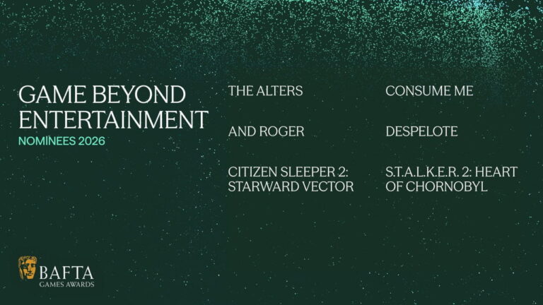 Гра S.T.A.L.K.E.R. 2: Heart of Chornobyl номінована на премію BAFTA в категорії «Game Beyond Entertainment 2026».
